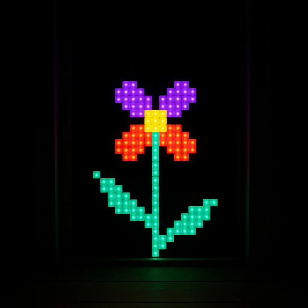 Pixel art con i led: disegnare con la luce – IT#001