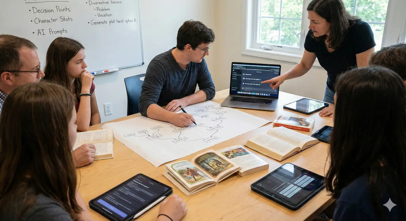 Storie a bivi: costruire libri game con l’IA – IT#046