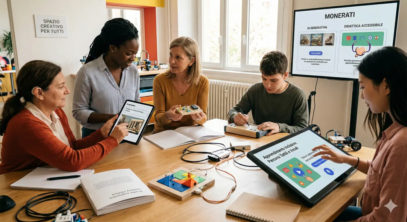 Vibe Coding inclusivo: creazione di artefatti educativi interattivi e accessibili con l’IA Generativa – IT#066